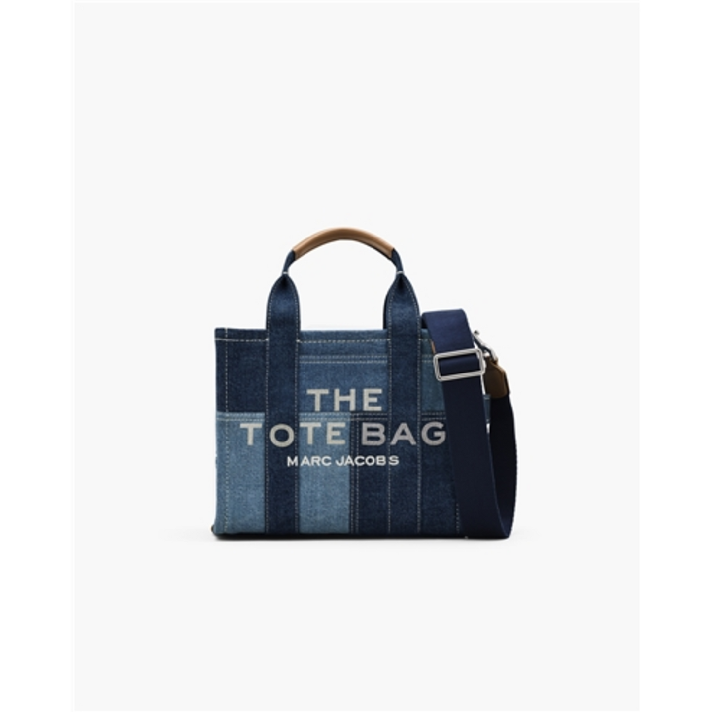 THE DENIM SMALL TOTE BAG, BLUE DENIM