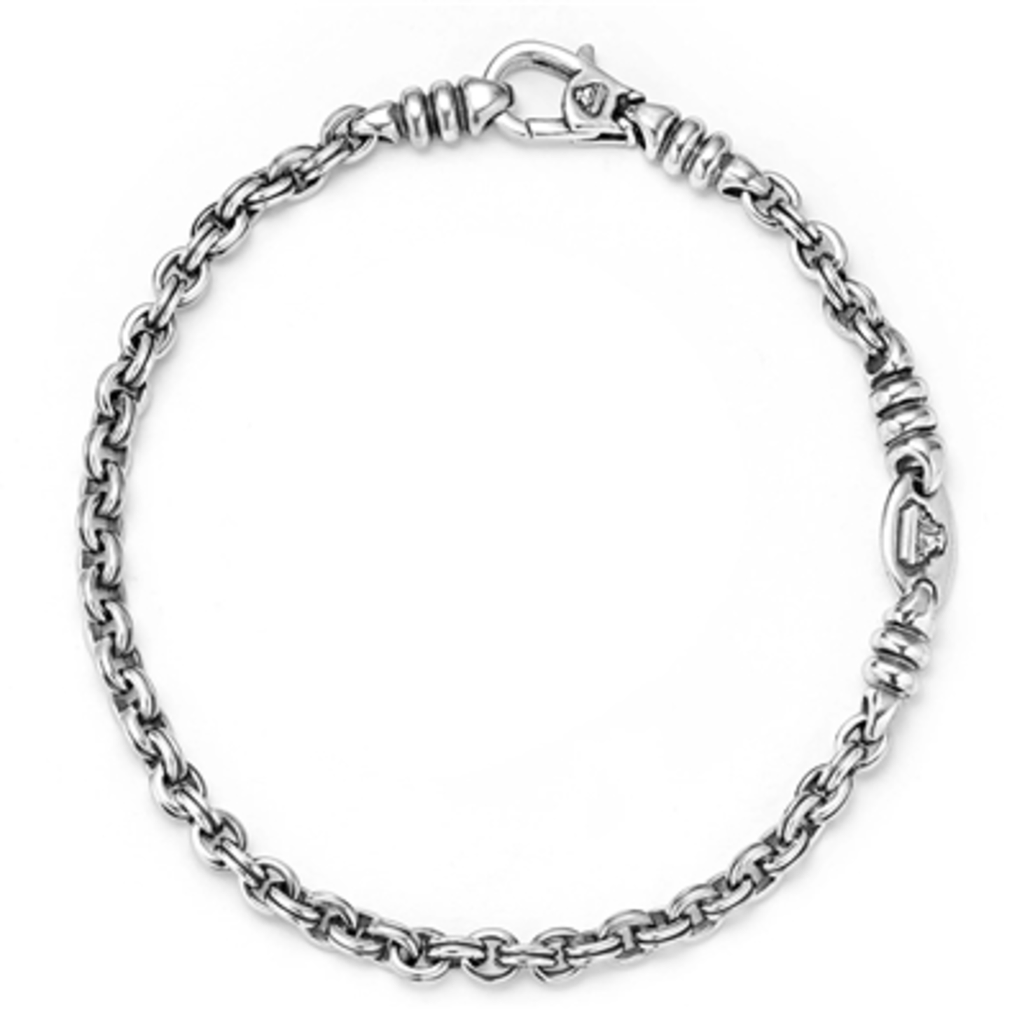 MEN'S DOUBLE LINK CHAIN BRACELET, LARGE