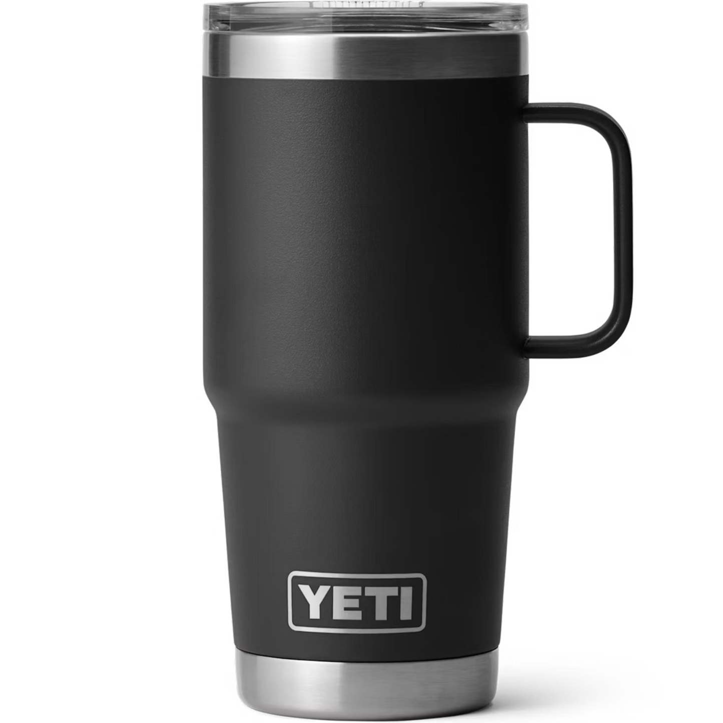 YETI RAMBLER 20 OZ. TRAVEL MUG W/STRONGHOLD LID - BLACK