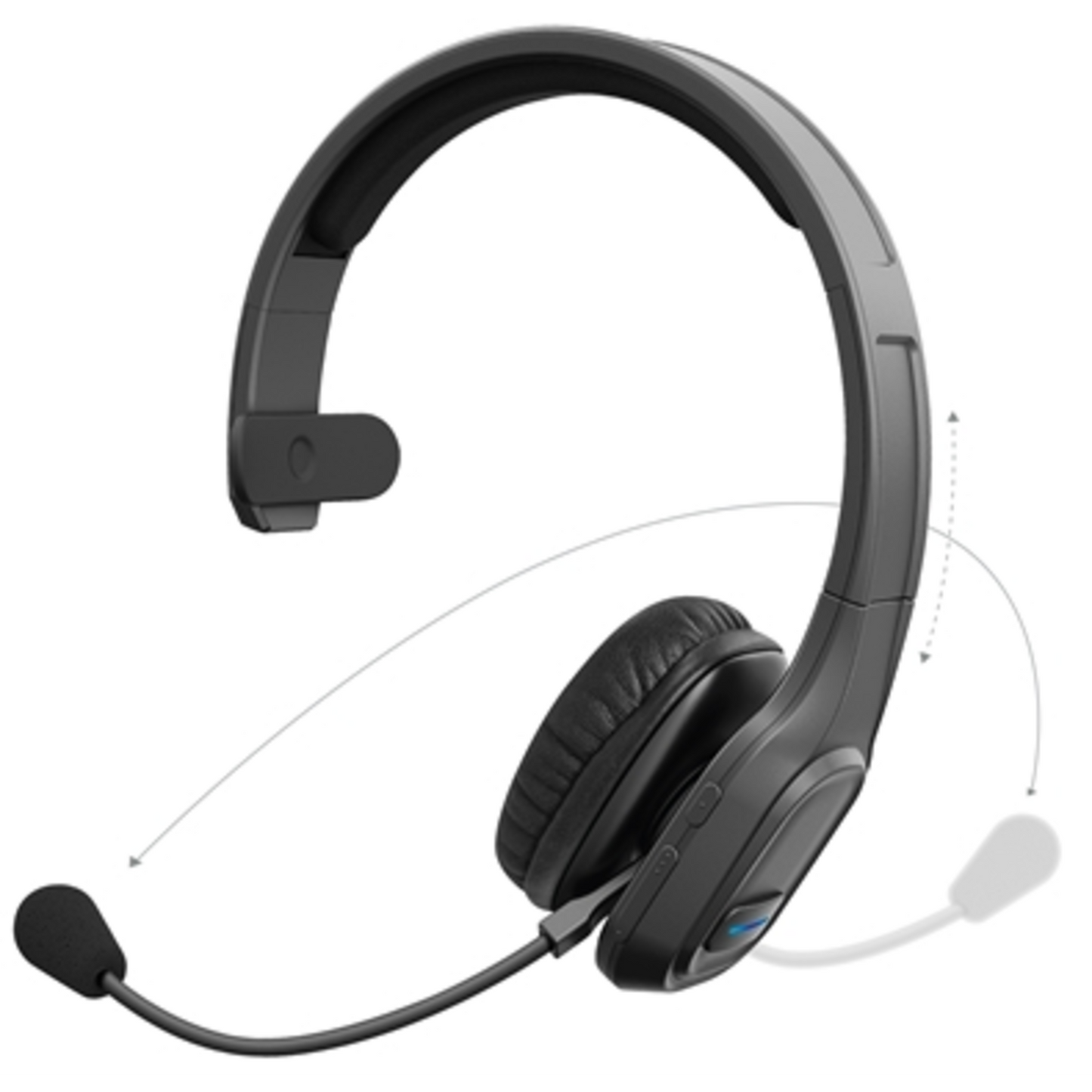 NOISE ISOLATED TRUCKER HEADSET, BLACK