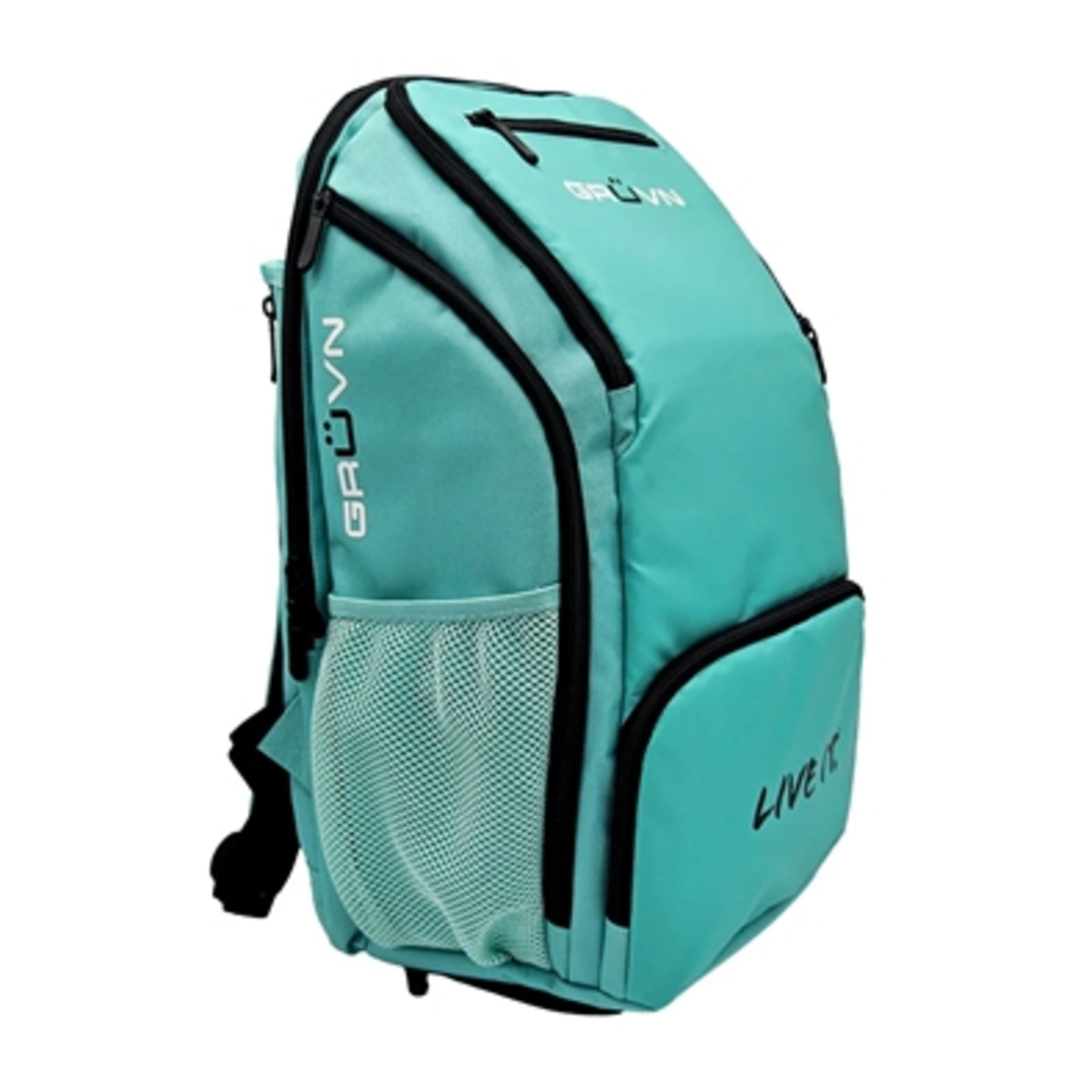 SMALL COURT BACKPACK, TEAL BLUE, 18.5” X 11.8” X 9”