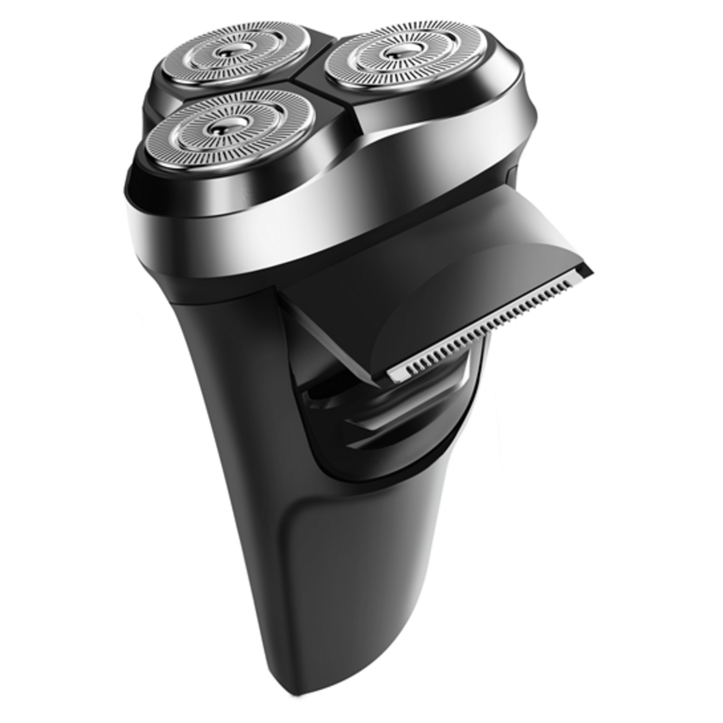 RECHARGEABLE WATERPROOF SHAVER, BLACK