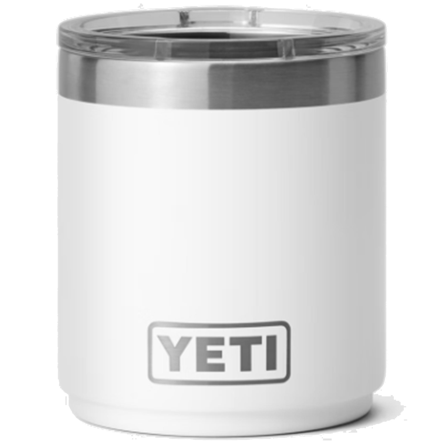 YETI RAMBLER 10 OZ. STACKABLE LOWBALL WITH MAGSLIDER LID - WHITE