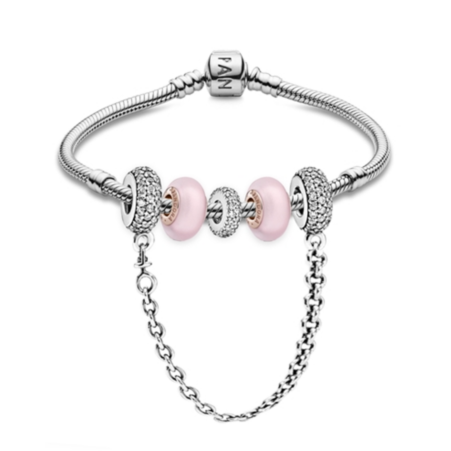 I LIKE PANDORA AND LOOKING TOUGH BRACELET, 8.3"
