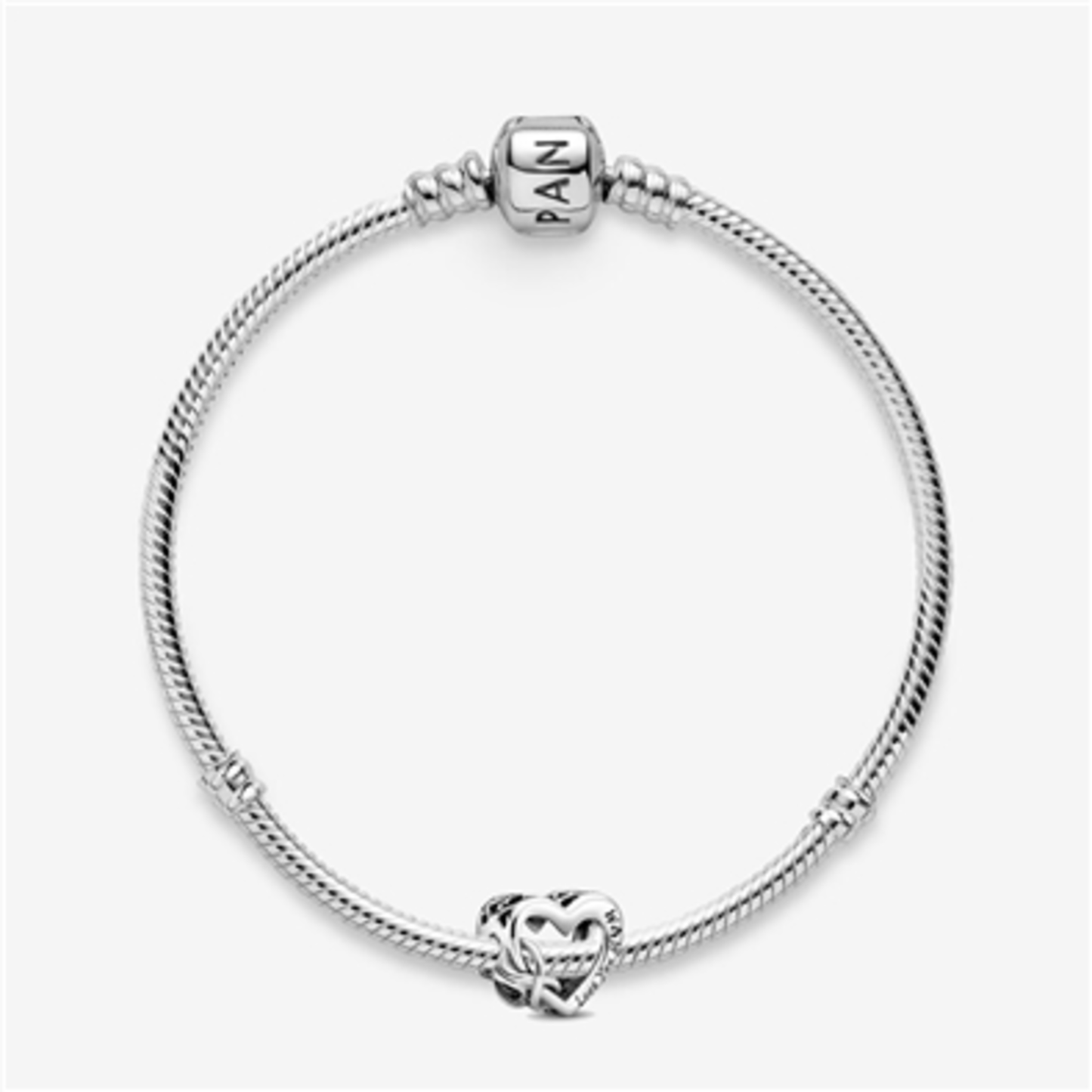 HEART INFINITY BRACELET, 8.3"