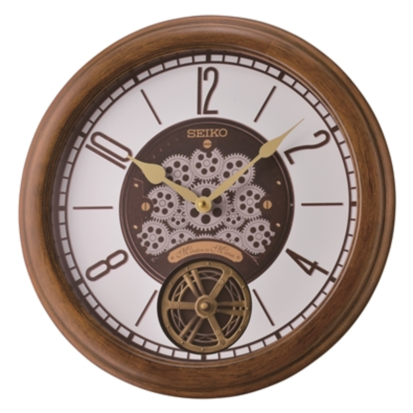 COGS AND GEARS MELODIES IN MOTION, BROWN, 14.8" X 2.9"