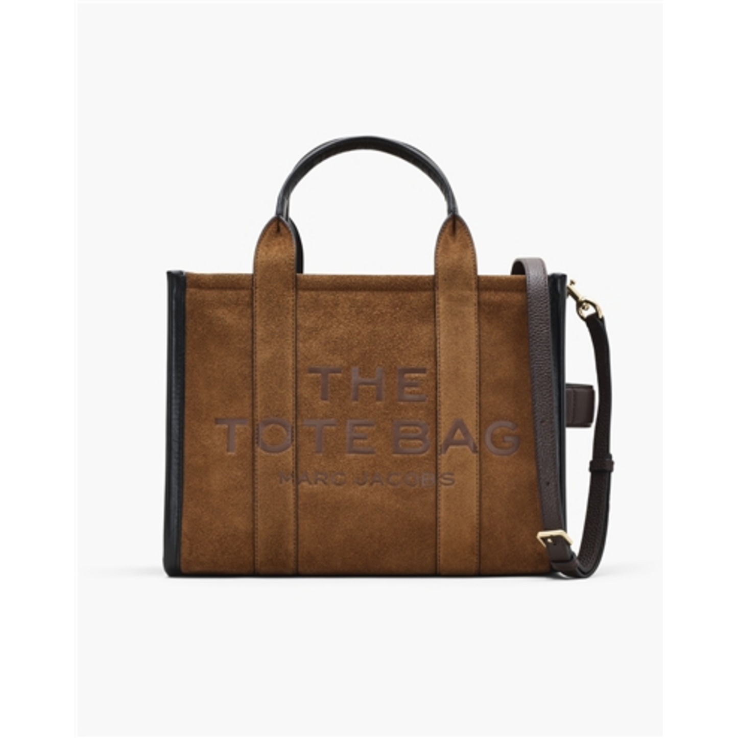 THE SUEDE MEDIUM TOTE BAG, COPPER
