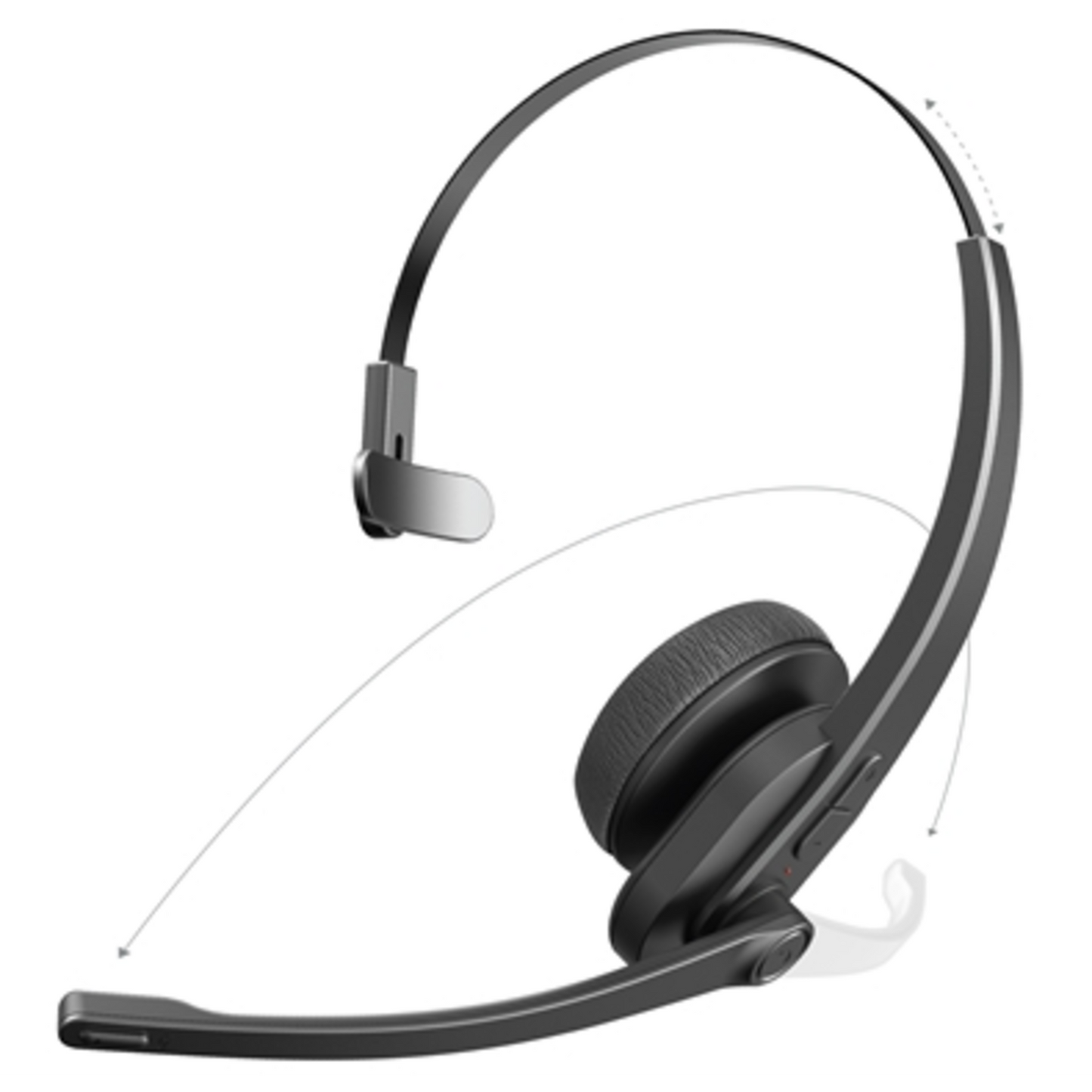 NOISE ISOLATED TRUCKER HEADSET, BLACK