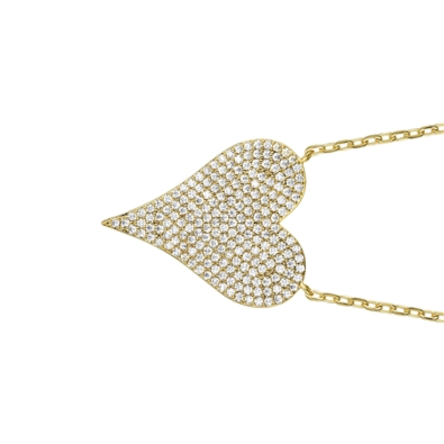 14K YELLOW GOLD TIMELESS HEART NECKLACE, GOLD, 18"