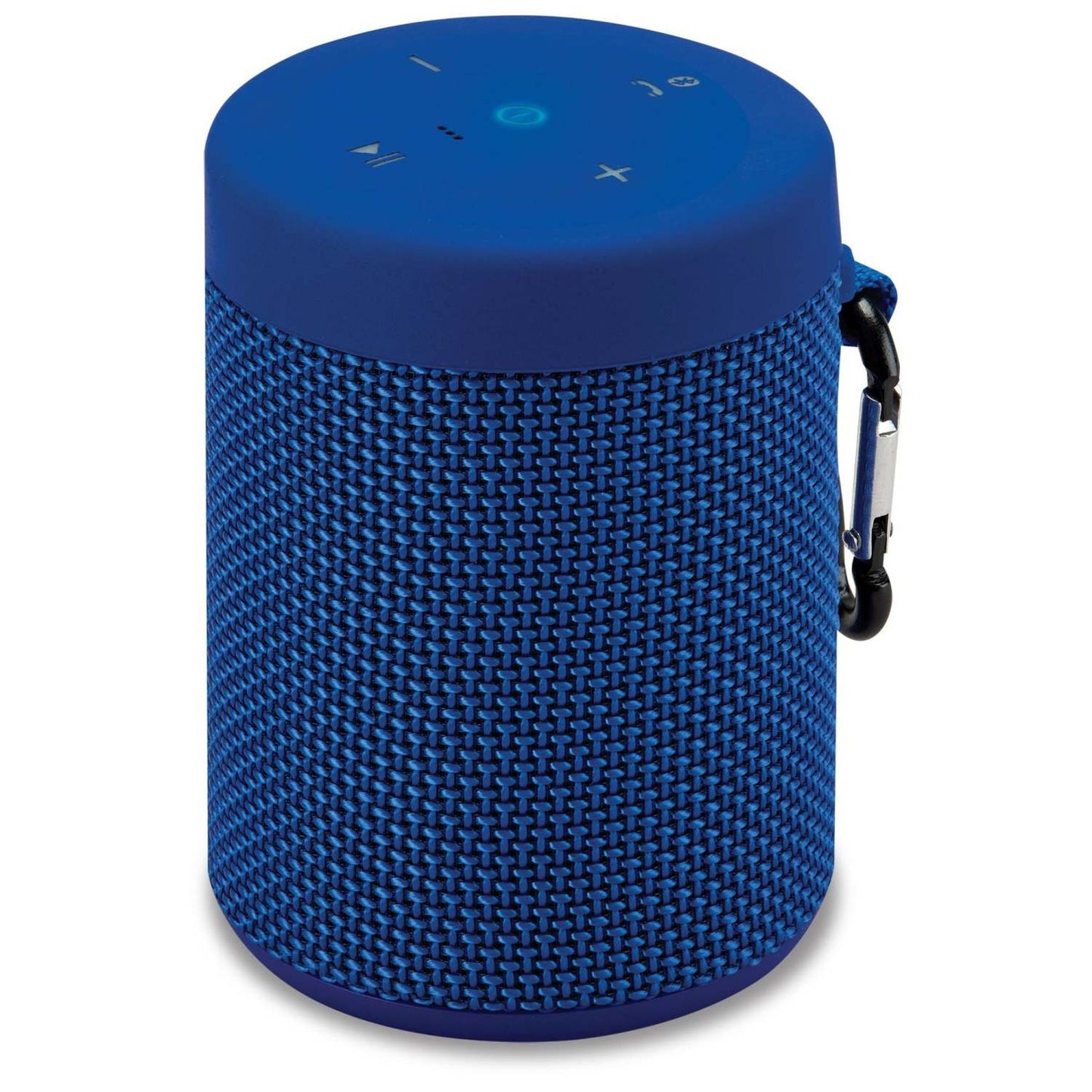 WATERPROOF FABRIC PORTABLE SPEAKER W/ SPEAKERPHONE BLUE