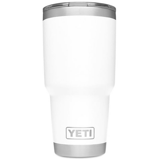 YETI RAMBLER 30 OZ. TUMBLER - WHITE