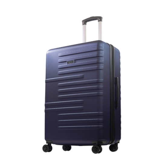 HARDSIDE LUGGAGE WITH EXPANSION, NAVY, 26.5"