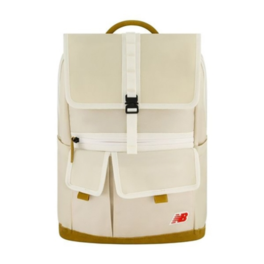 LEGACY ICON FLAP BACKPACK, OFF WHITE