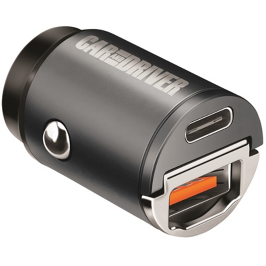 DUAL PORT A AND C CHARGER, BLACK