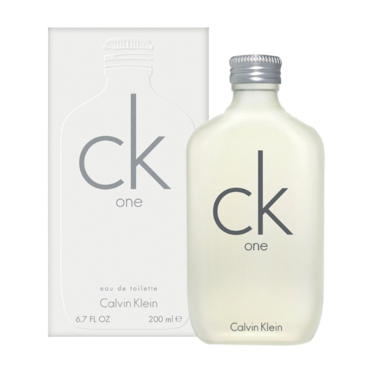 CALVIN KLEIN UNISEX CK ONE EAU DE TOILETTE - 6.7 FL OZ