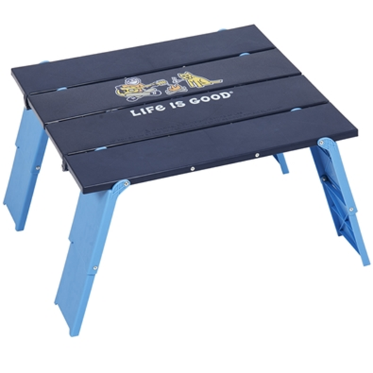 FAMILY PORTABLE OUTDOOR TABLE, BLUE, XL