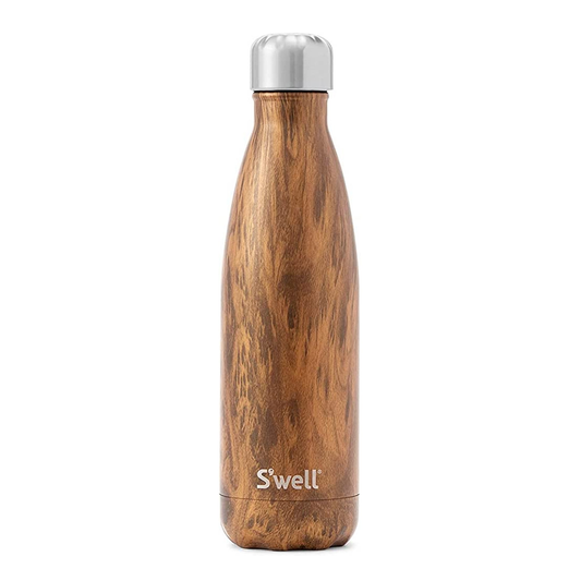 17OZ STAINLESS STEEL WATER BOTTLE TEAKWOOD