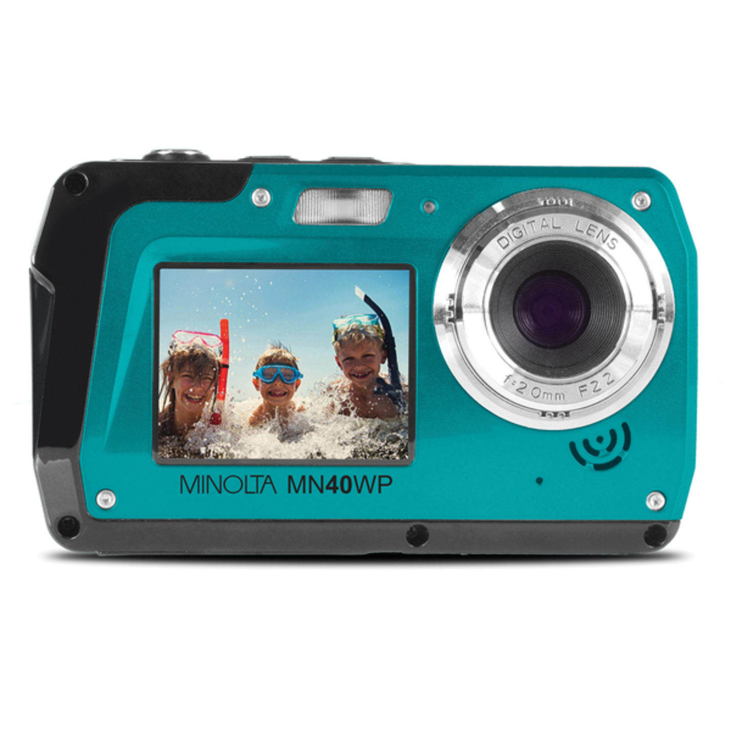 WATERPRF DIGITAL CAM BLU