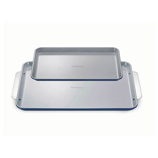 NONSTICK CERAMIC BAKING SHEET DUO NAVY