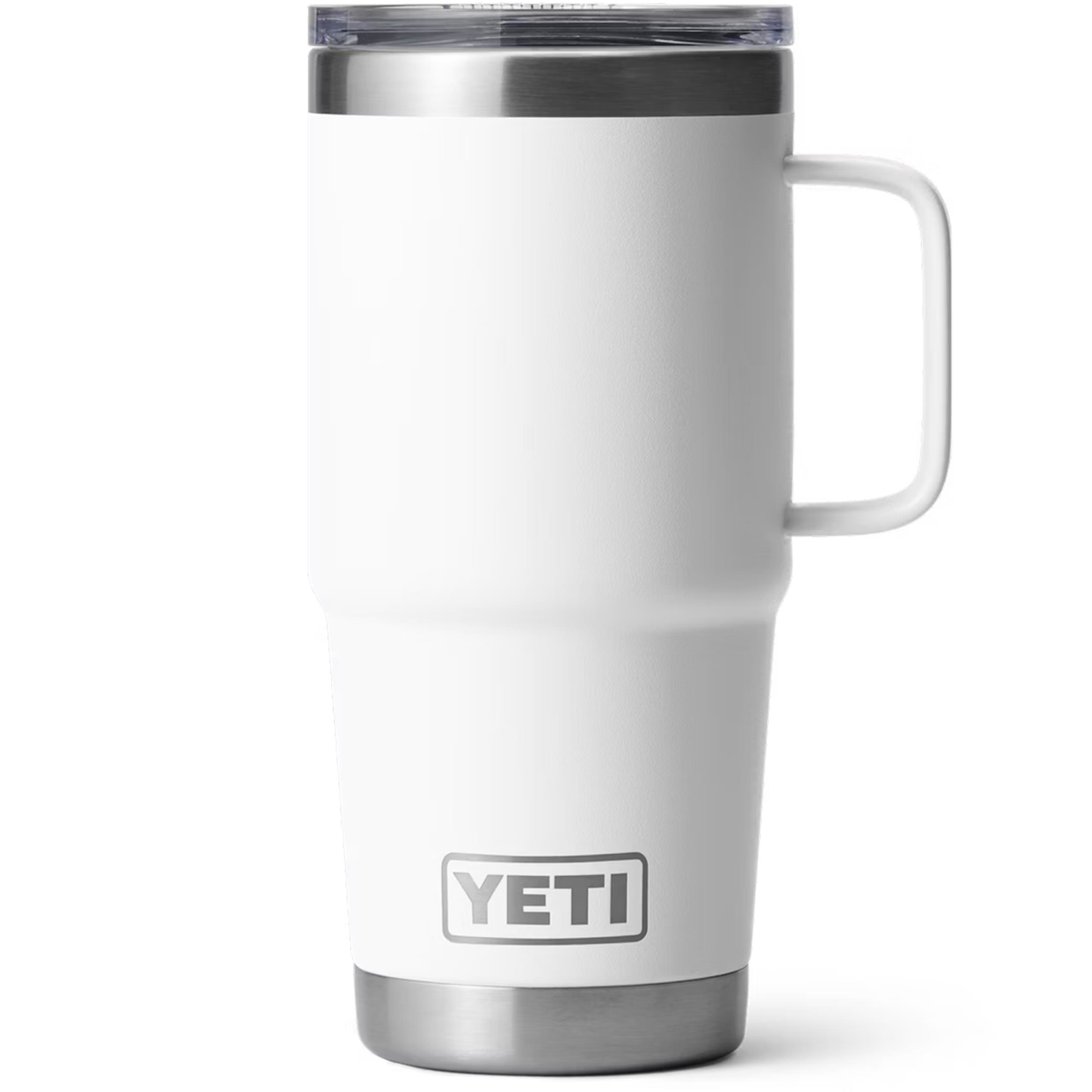 YETI RAMBLER 20 OZ. TRAVEL MUG W/STRONGHOLD LID - WHITE