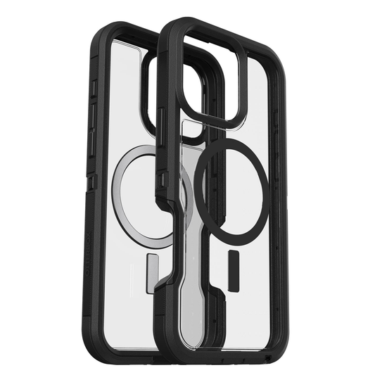 OTTERBOX APPLE IPHONE 16 PRO MAX DEFENDER XT CLEAR PRO SERIES CASE FOR MAGSAFE - DARK SIDE