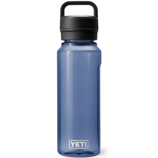 YETI YONDER 1L / 34 OZ. WATER BOTTLE W/YONDER CHUG CAP - NAVY