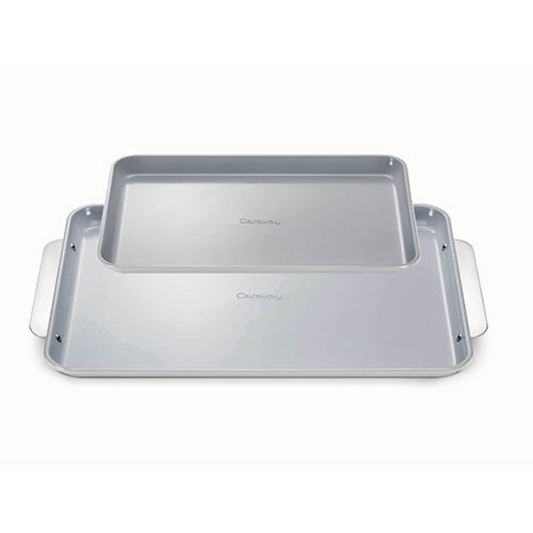 NONSTICK CERAMIC BAKING SHEET DUO GRAY