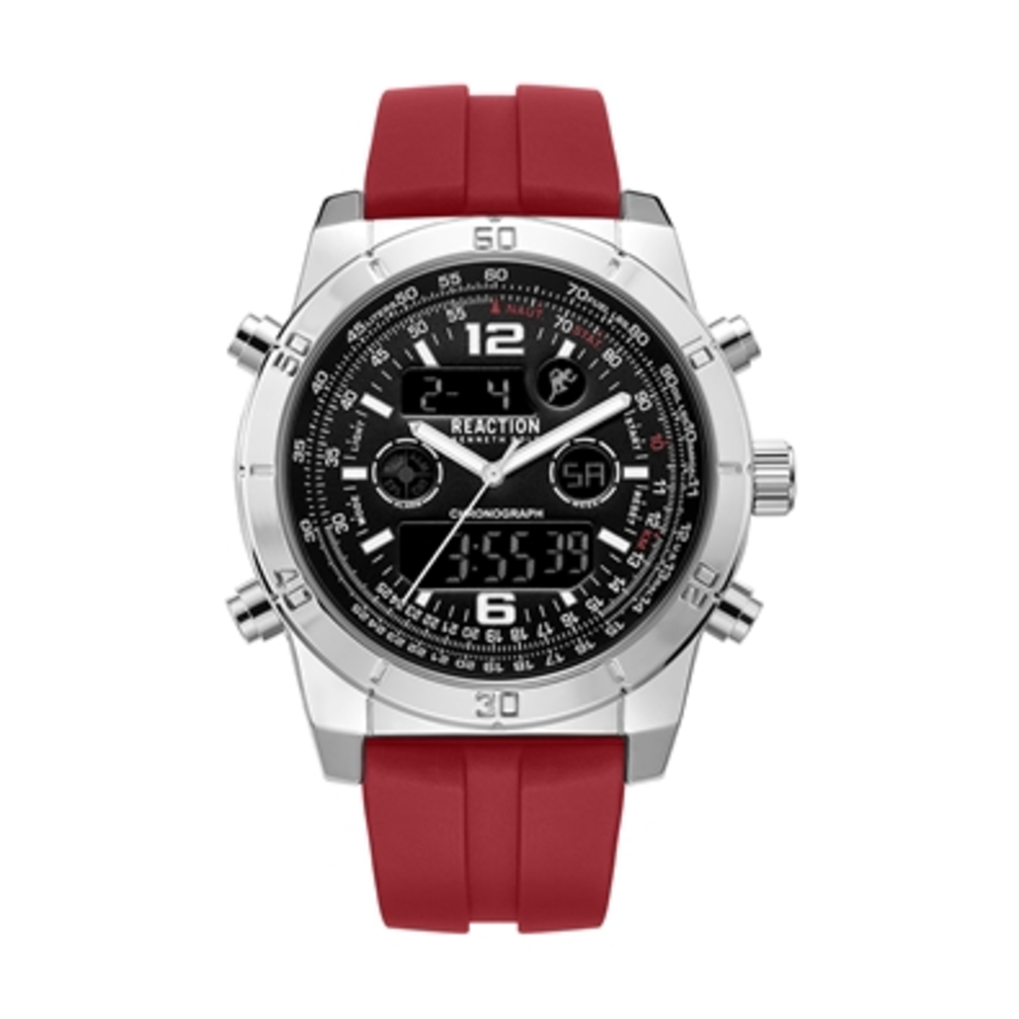ANA-DIGI WATCH, RED, MENS STANDARD