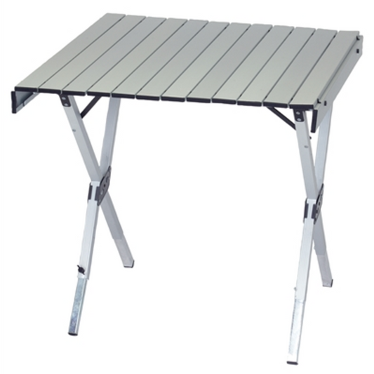 THE 896 EXPANDABLE CAMPING TABLE, ALUMINUM, 27.5X48