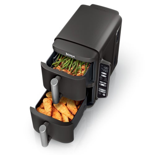 DOUBLESTACK 8QT & 2 BASKET AIR FRYER