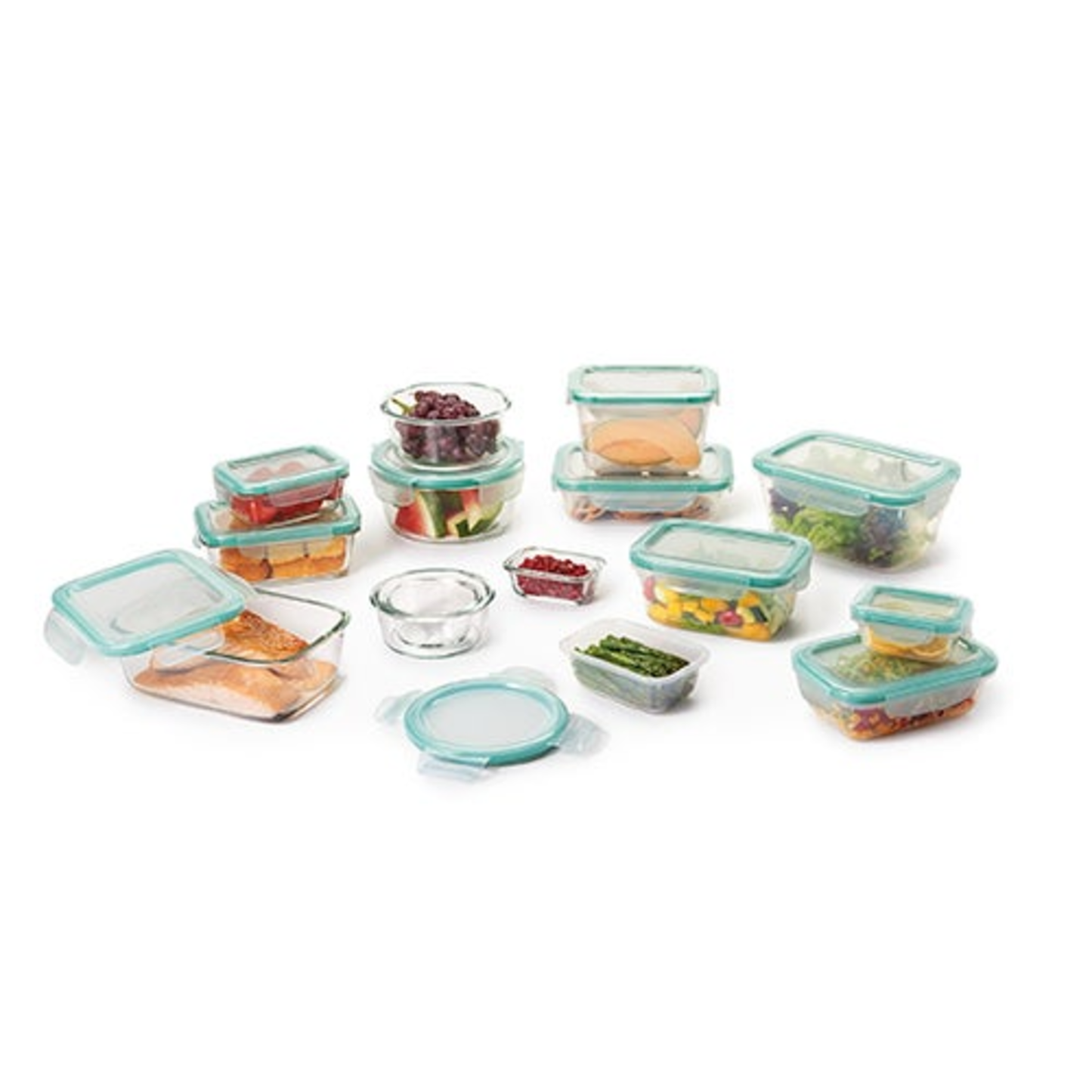 GOOD GRIPS 30PC SNAP GLASS & PLASTIC CONTAINER SET