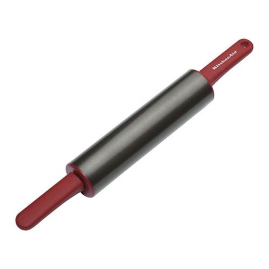 ROLLING PIN W/ NONSTICK COATING RED