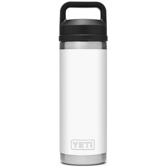 YETI RAMBLER 18 OZ. BOTTLE W/CHUG CAP - WHITE