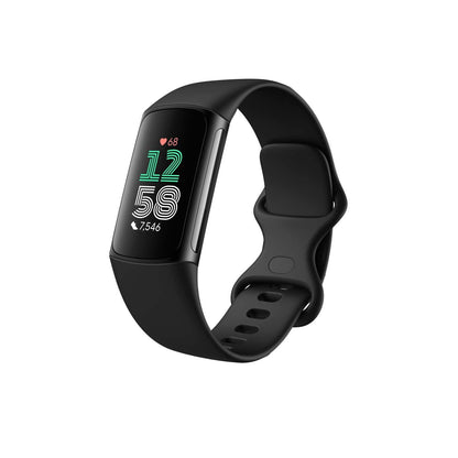 CHARGE 6 FITNESS TRACKER OBSIDIAN/BLACK ALUMINUM