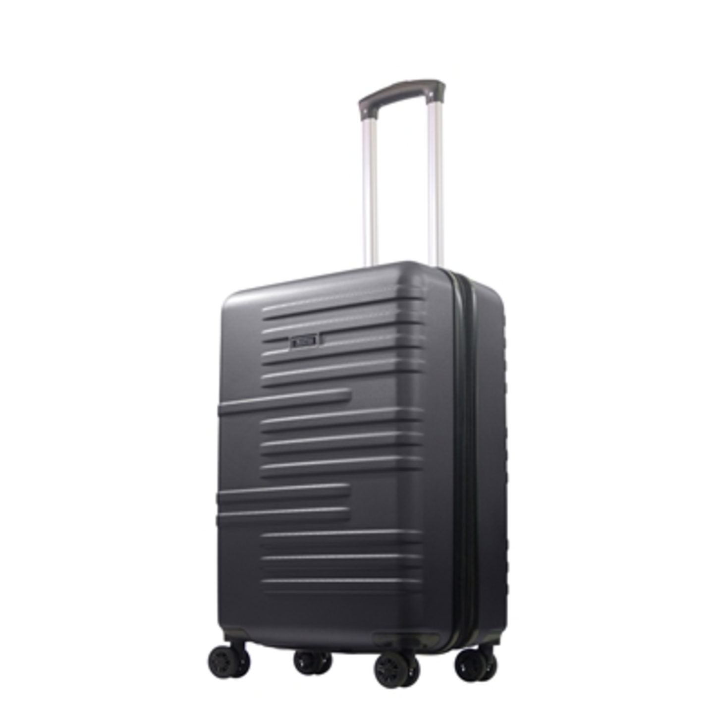 HARDSIDE LUGGAGE WITH EXPANSION, BLACK, 26.5"