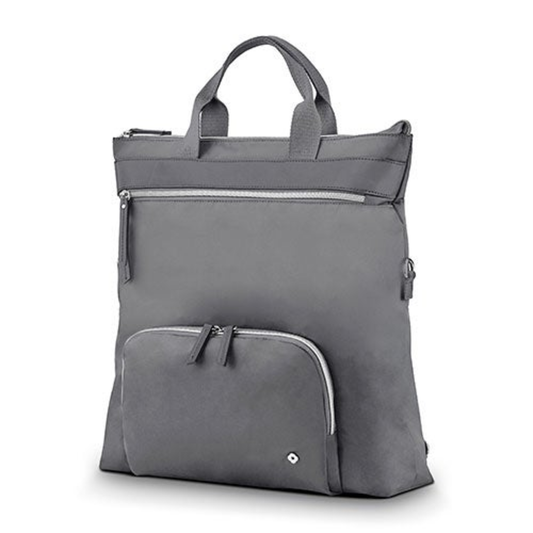 MOBILE SOLUTIONS CONVERTIBLE BACKPACK SILVER SHADOW