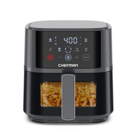 TURBOFRY TOUCH EASY-VIEW AF, GREY, 4 QUART