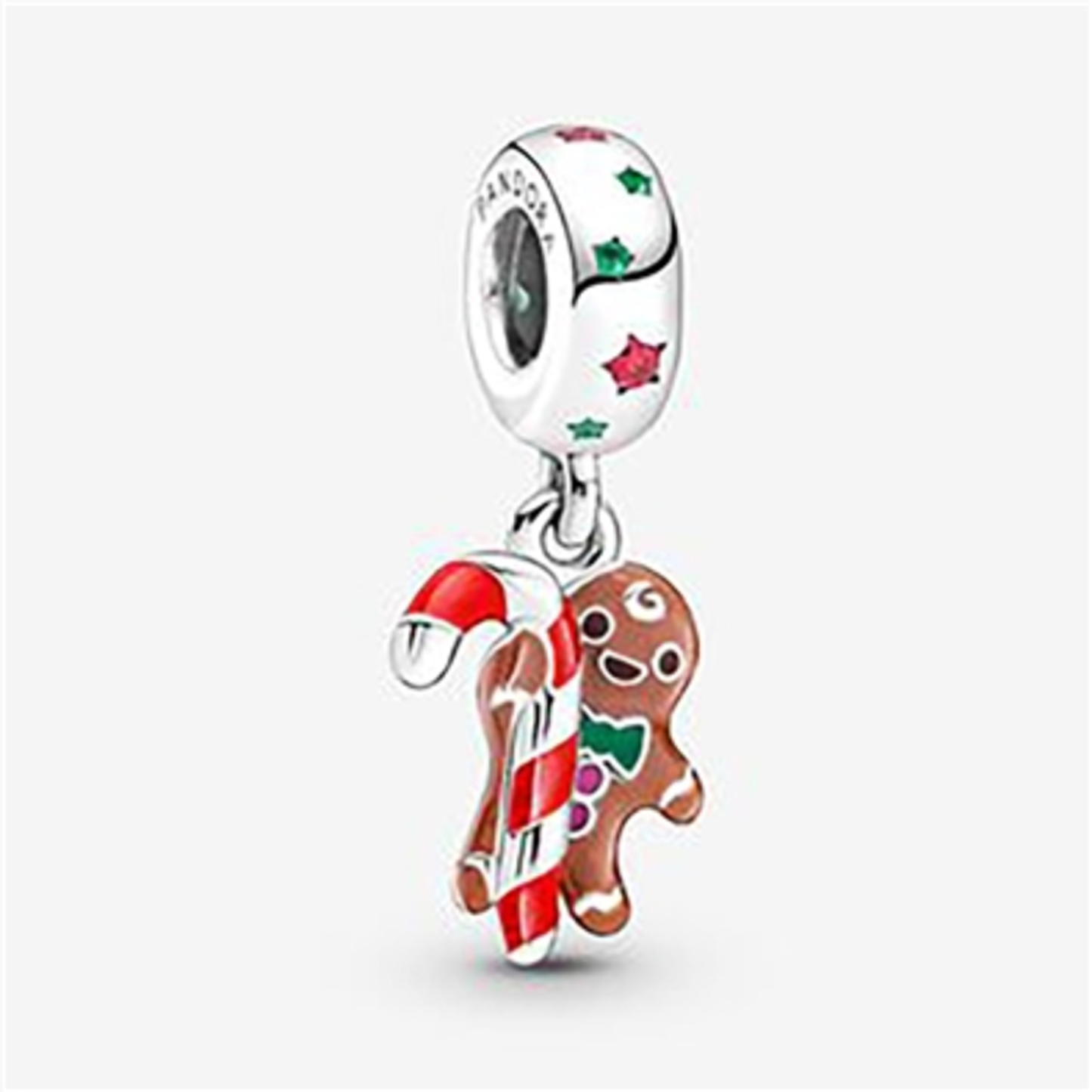GINGERBREAD MAN DANGLE CHARM, MULTICOLOR
