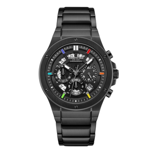 MEN'S CLASSIC WATCH, BLACK, STANDARD