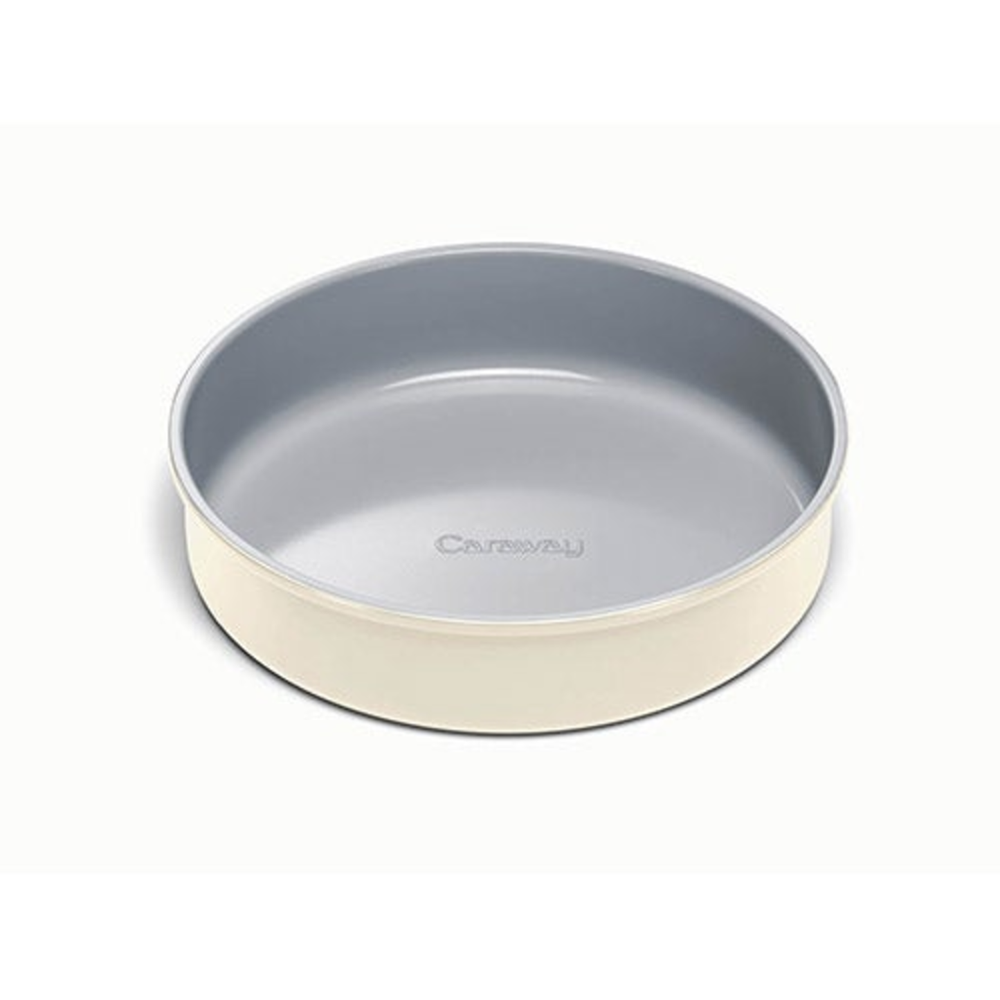NONSTICK CERAMIC CIRCLE PAN CREAM