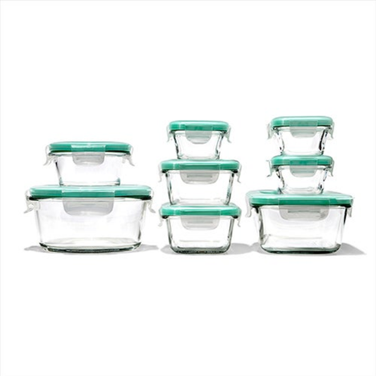GOOD GRIPS 16PC SMART SEAL GLASS CONTAINER SET