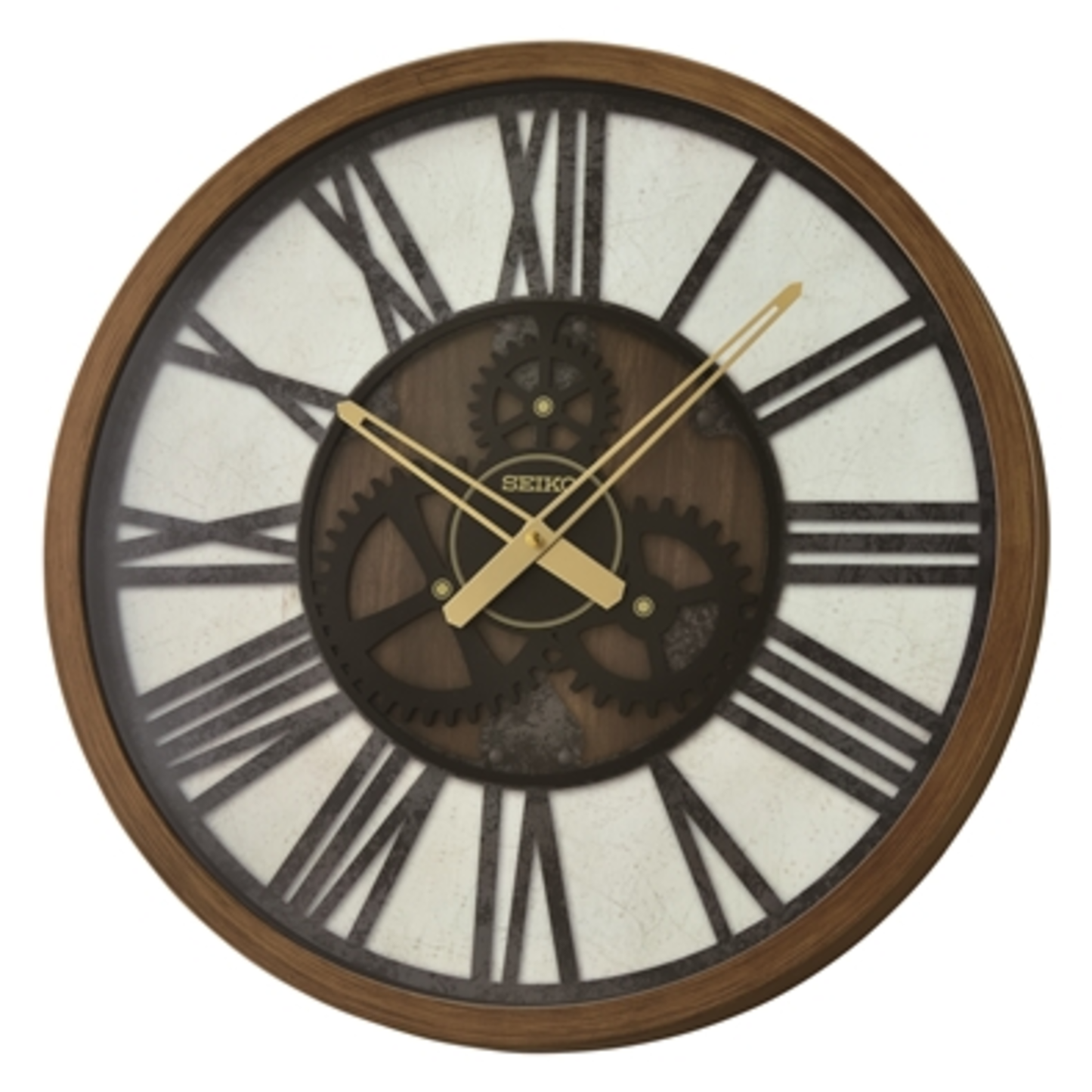 JESSIE WALL CLOCK, BROWN, 20" X 2.2"