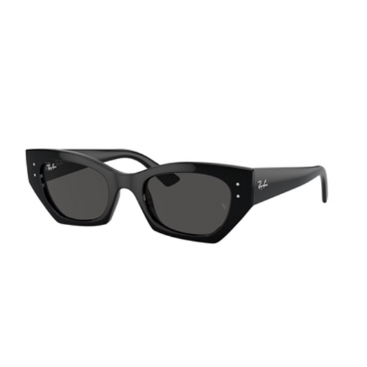 ZENA UNISEX NON-POLARIZED SUNGLASSES, BLACK/GREY, 49