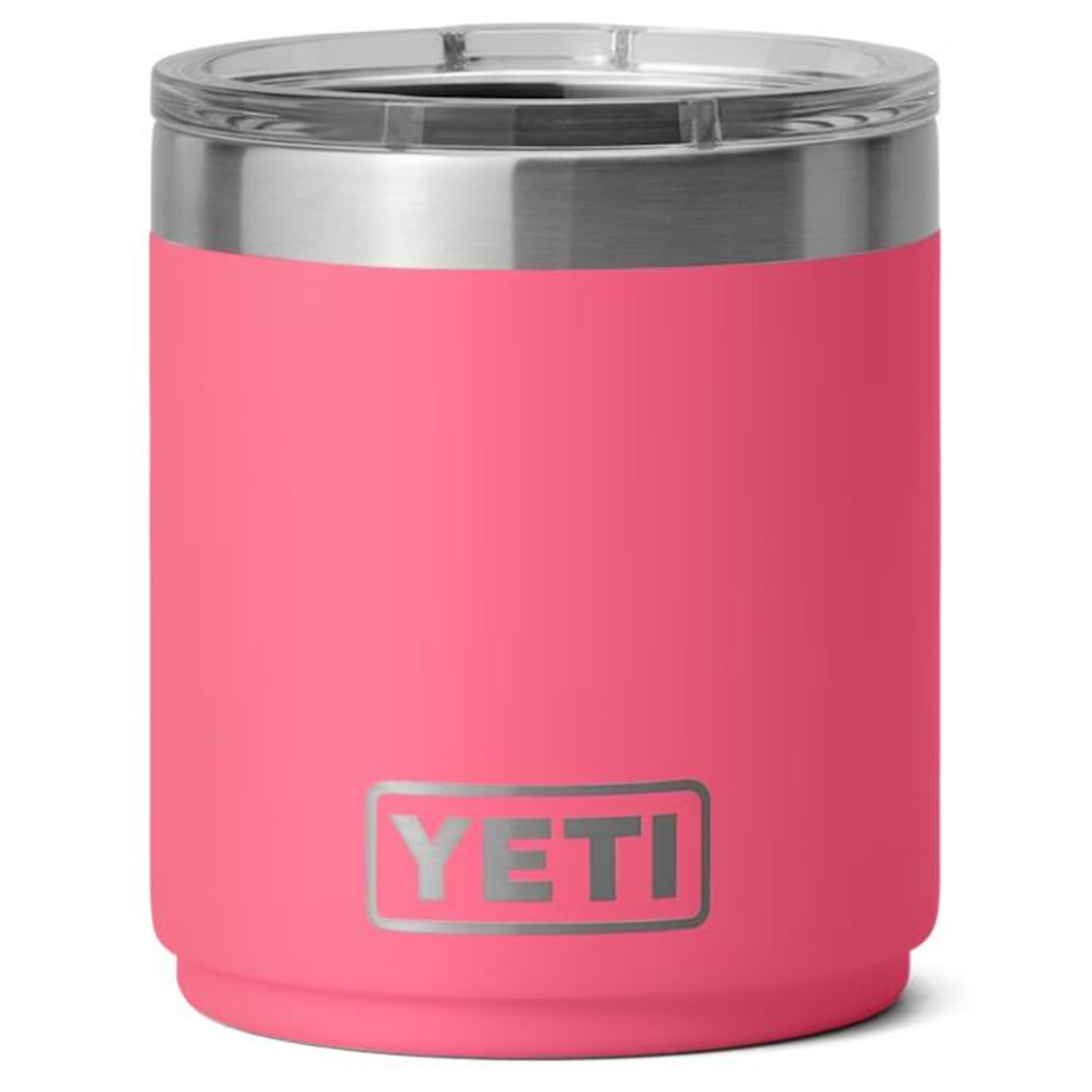 YETI RAMBLER 10 OZ. STACKABLE LOWBALL WITH MAGSLIDER LID - TROPICAL PINK