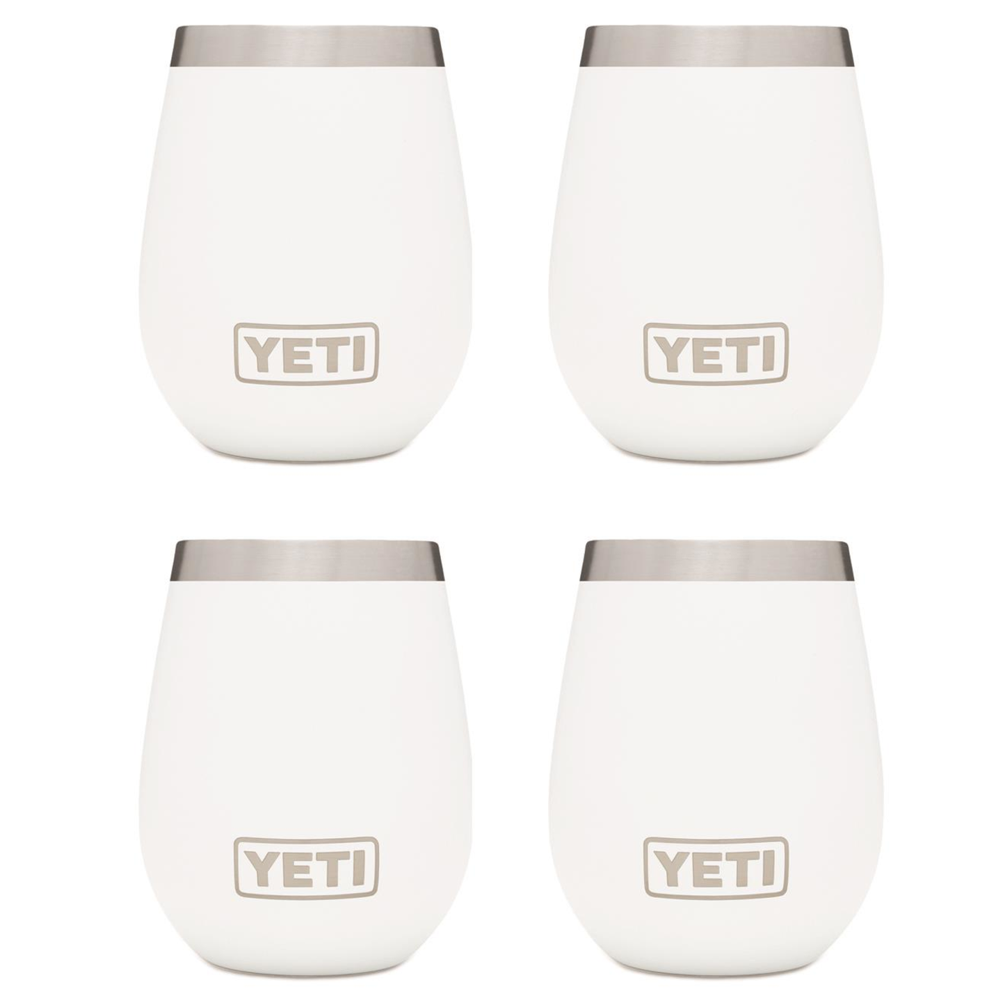 YETI RAMBLER 10 OZ. WINE TUMBLER - WHITE (4-PACK)