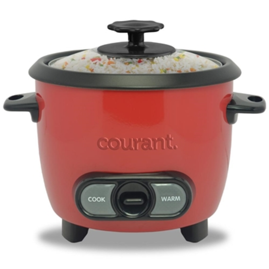COURANT 8C RICE COOKER - RED, RED
