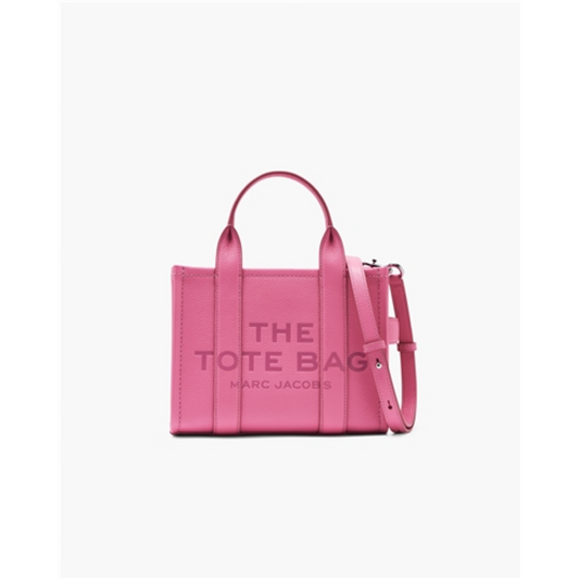 THE LEATHER SMALL TOTE BAG, BOW PINK