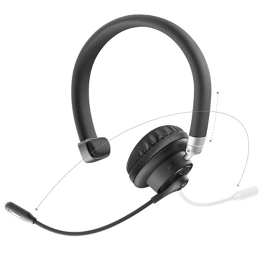 NOISE ISOLATED TRUCKER HEADSET, BLACK