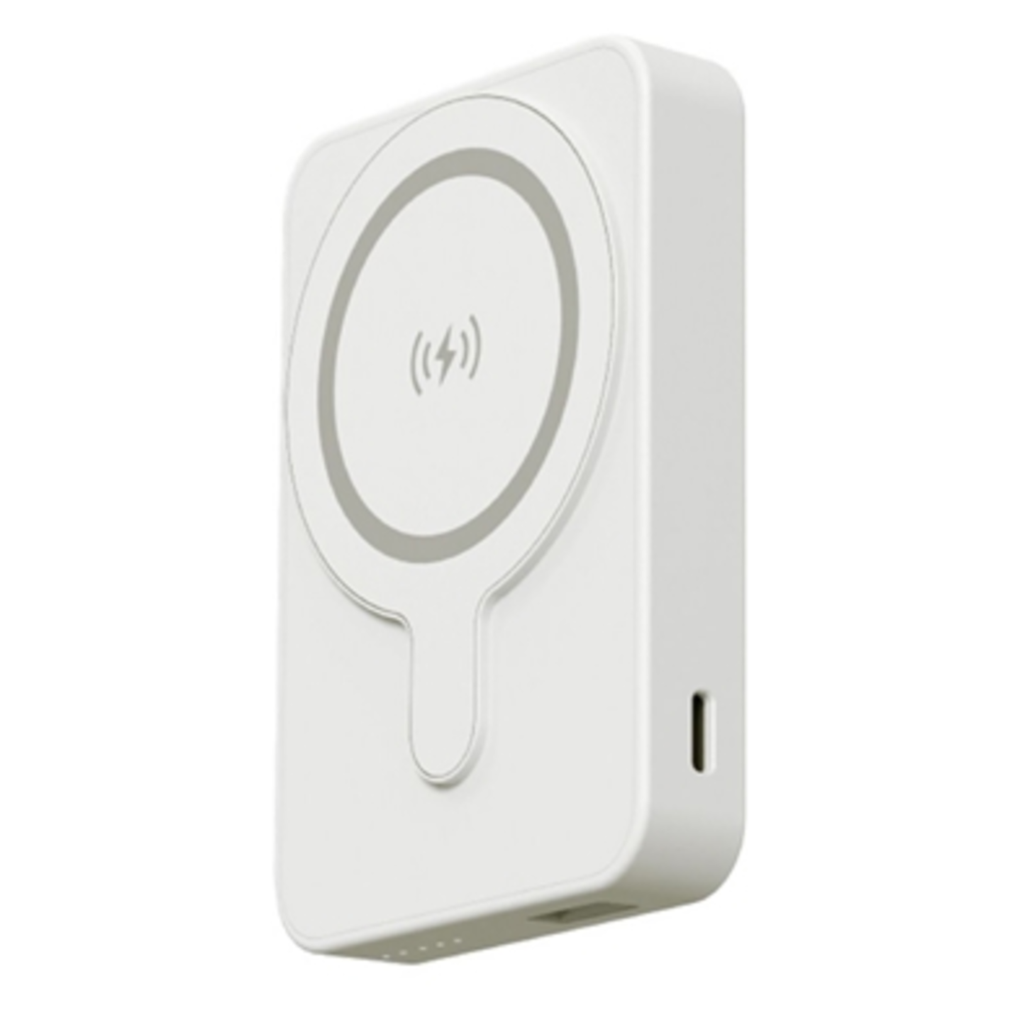 MAGSAFE POWER BANK W/ CREDIT CARD HOLDER, WHITE