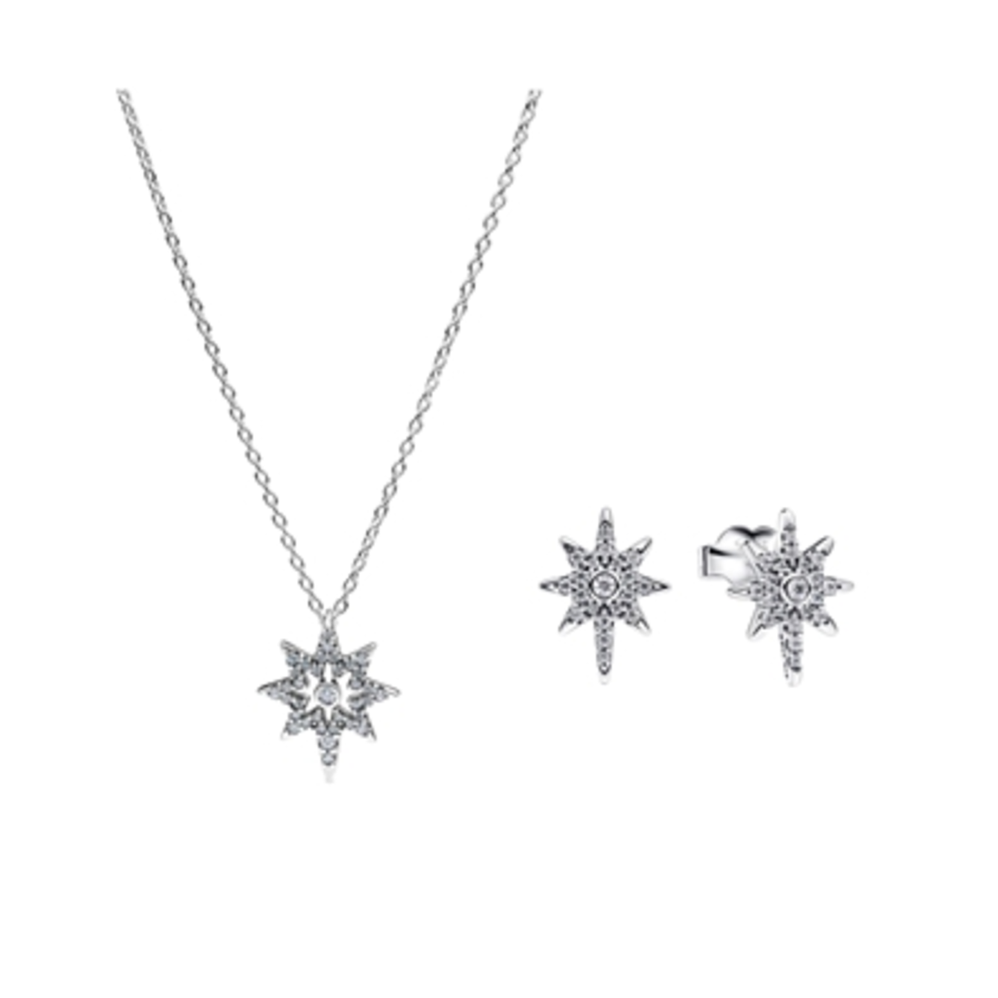 SPARKLING NORTH STAR JEWELRY SET
